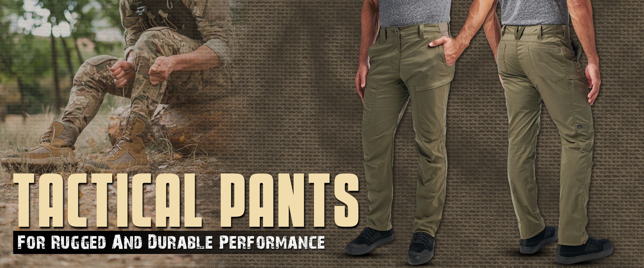 Men's tactical pants for rugged and durable performance