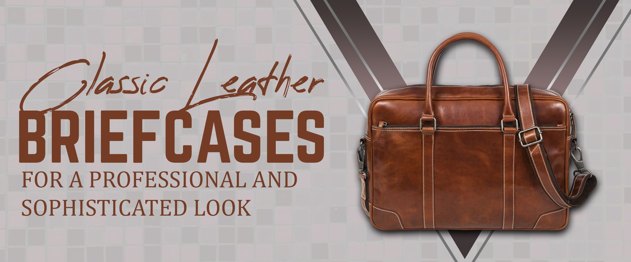 Classic leather briefcases for a professional and sophisticated look