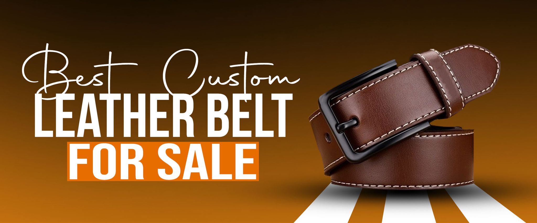 Best Custom Leather Belt for sale