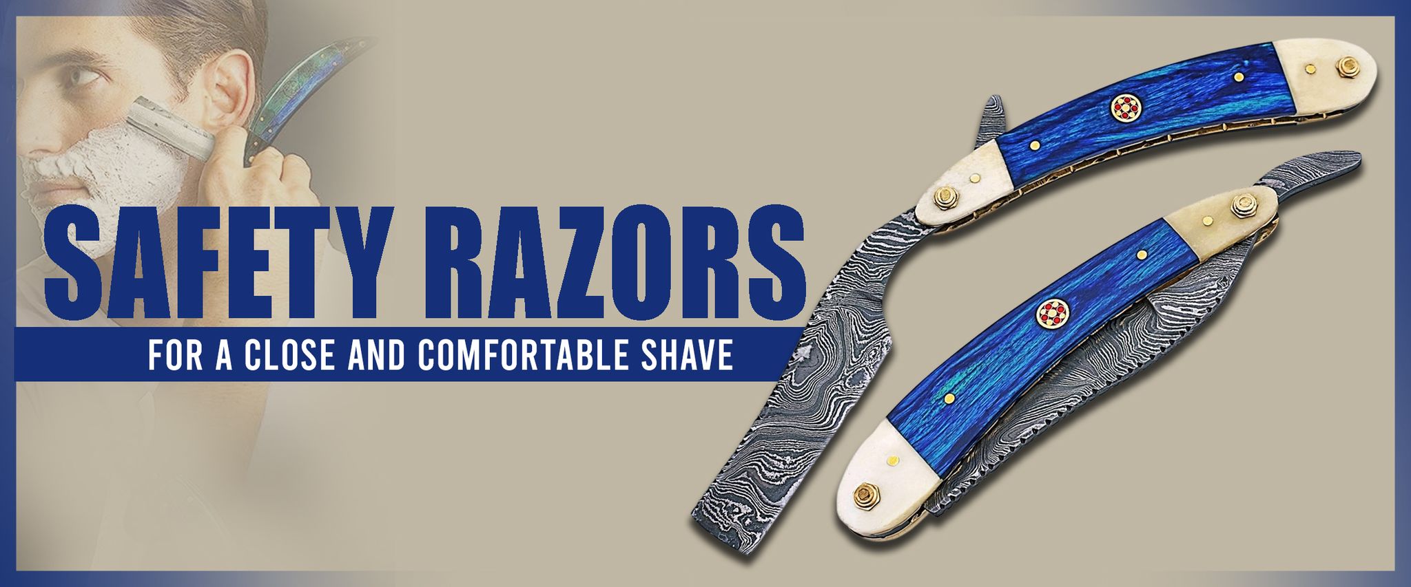 Safety razors for a close and comfortable shave