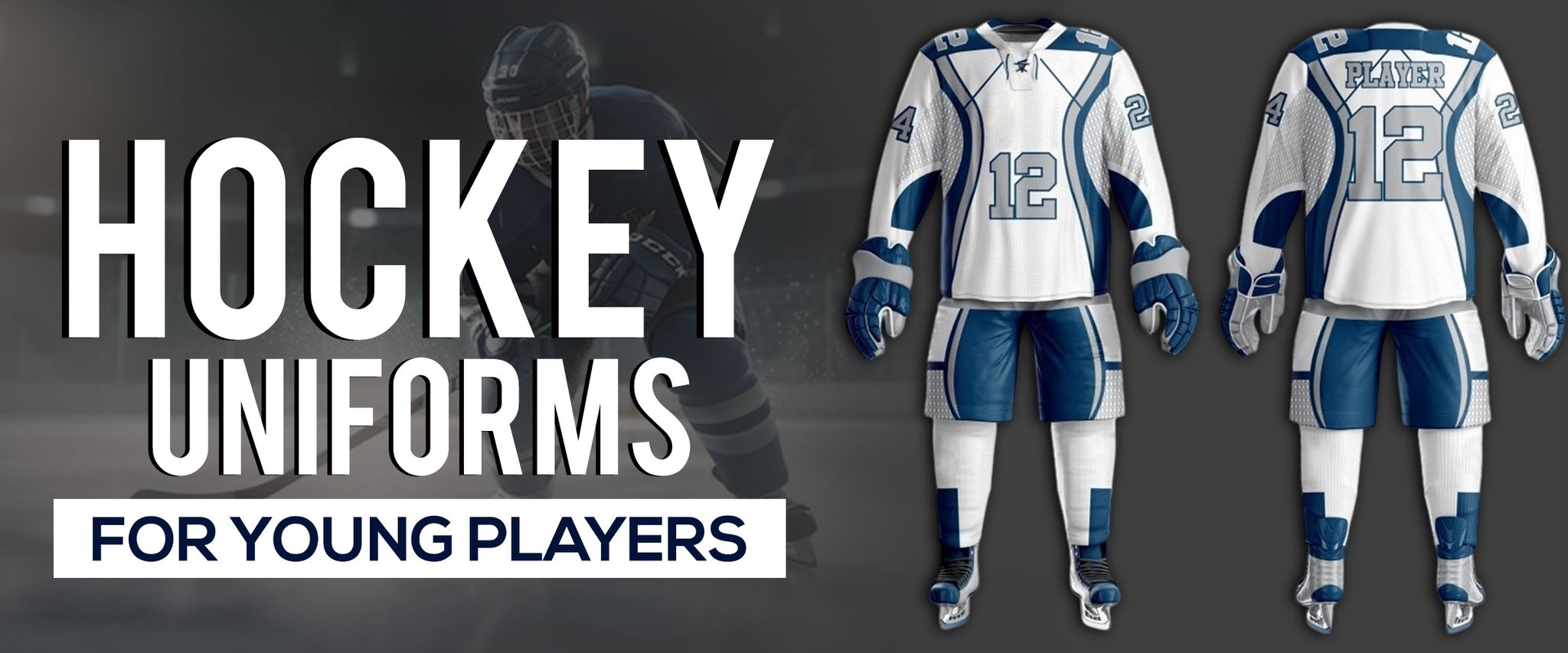 Hockey uniforms for young players