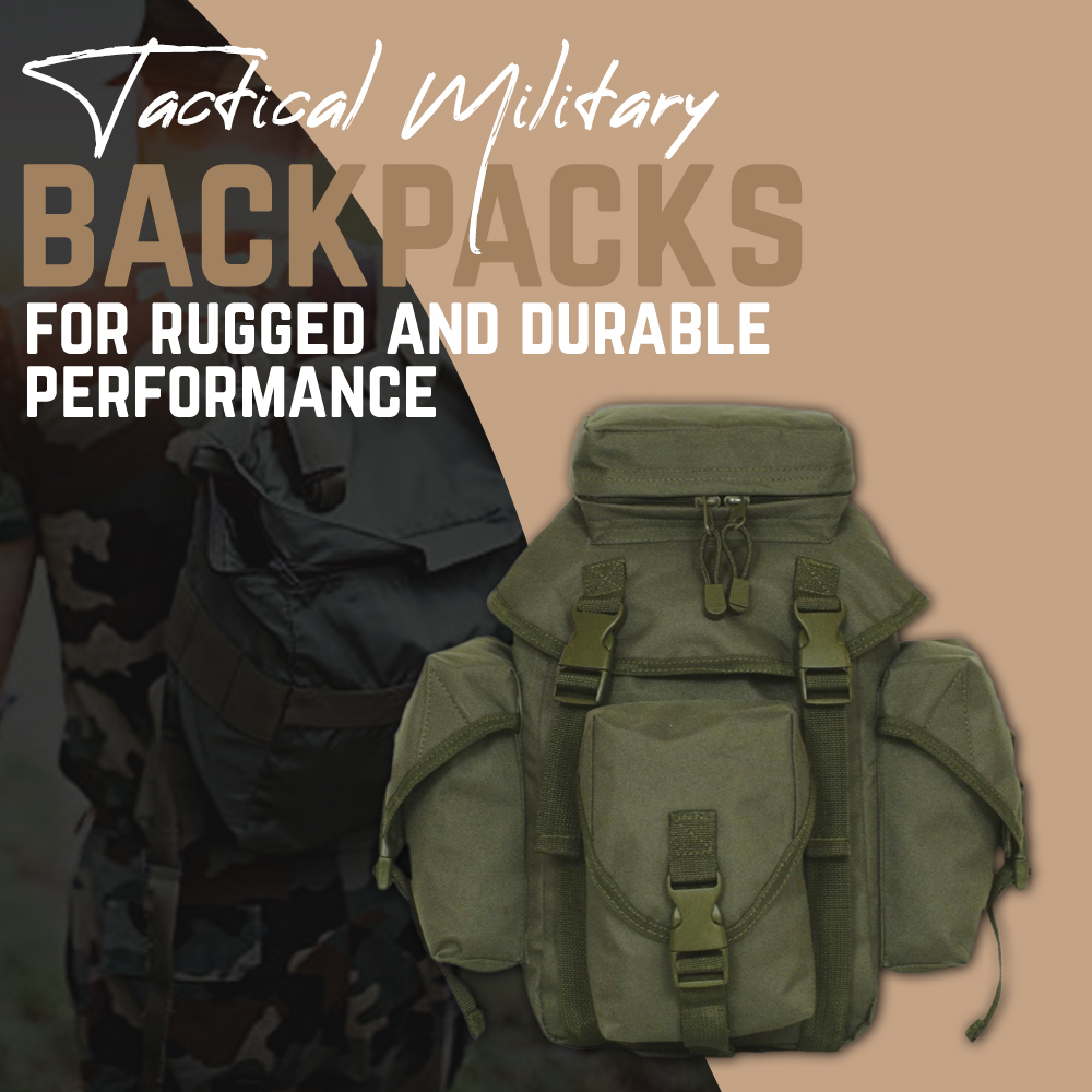 Tactical military backpacks for rugged and durable performance