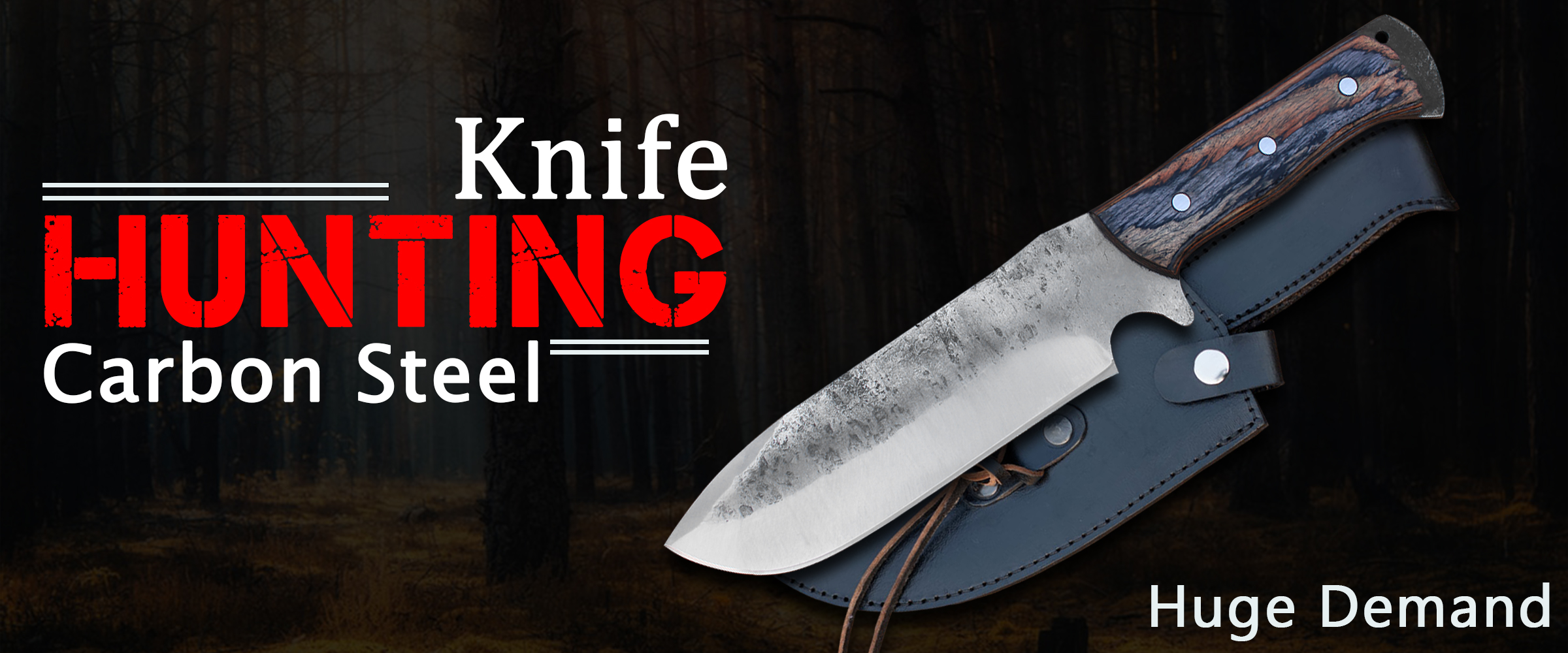 Carbon Steel Hunting Knife