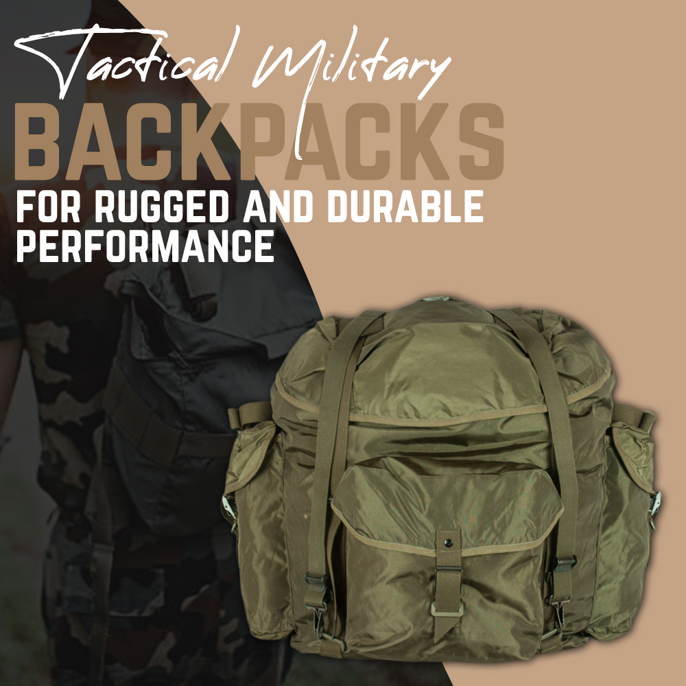 Tactical military backpacks for rugged and durable performance