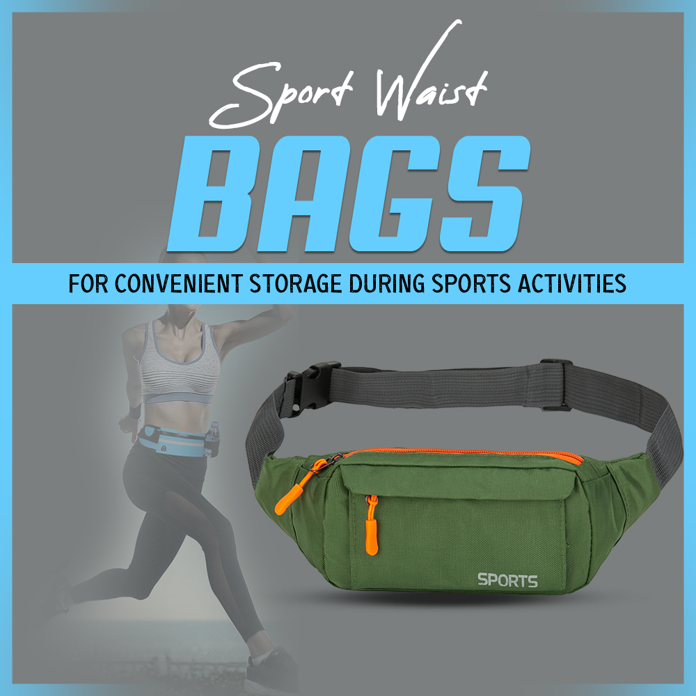 Sport Waist Bags for Convenient Storage During Sports Activities