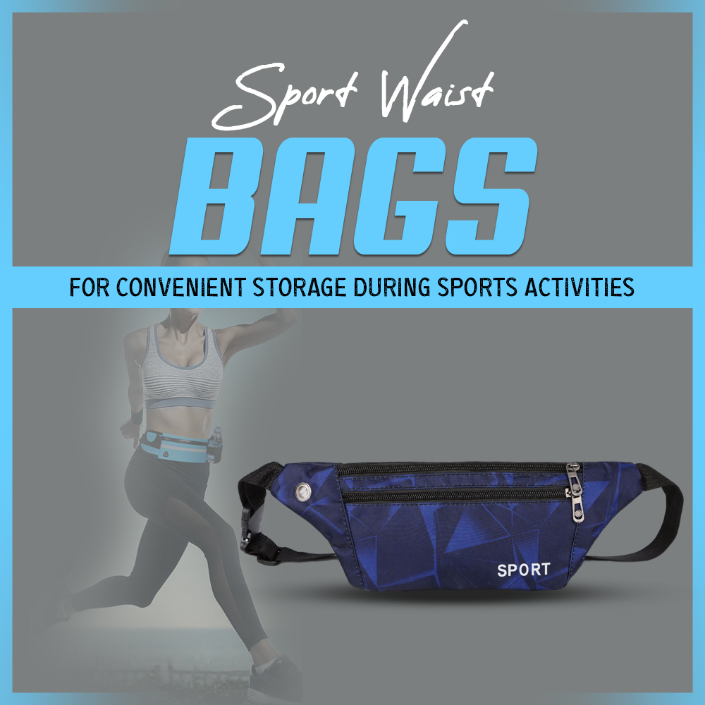 Sport Waist Bags for Convenient Storage During Sports Activities