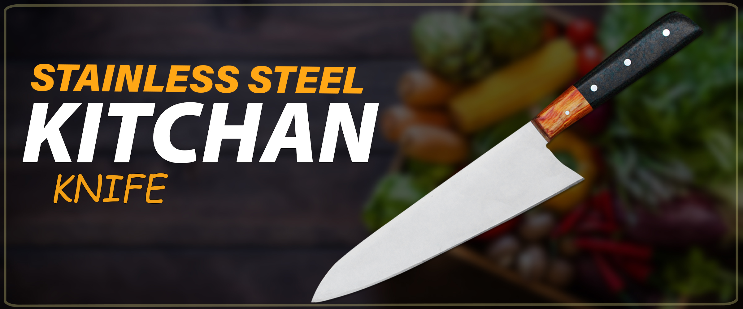 Sharp kitchen knife