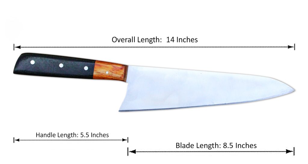 Sharp kitchen knife