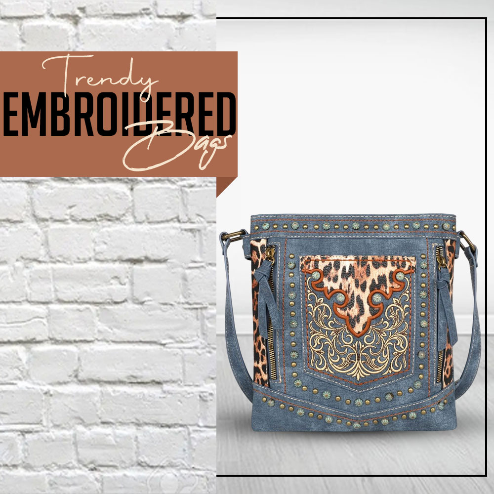 Trendy Embroidered Bags