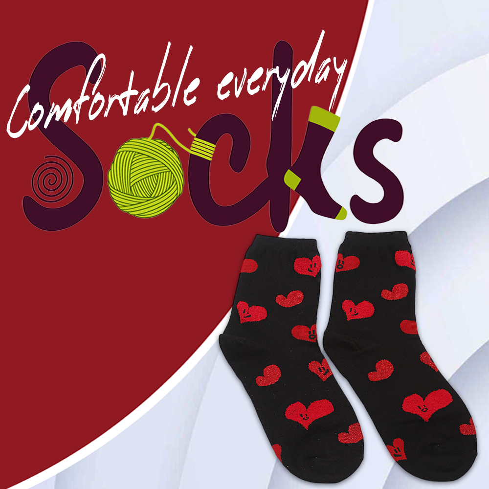 Comfortable everyday socks