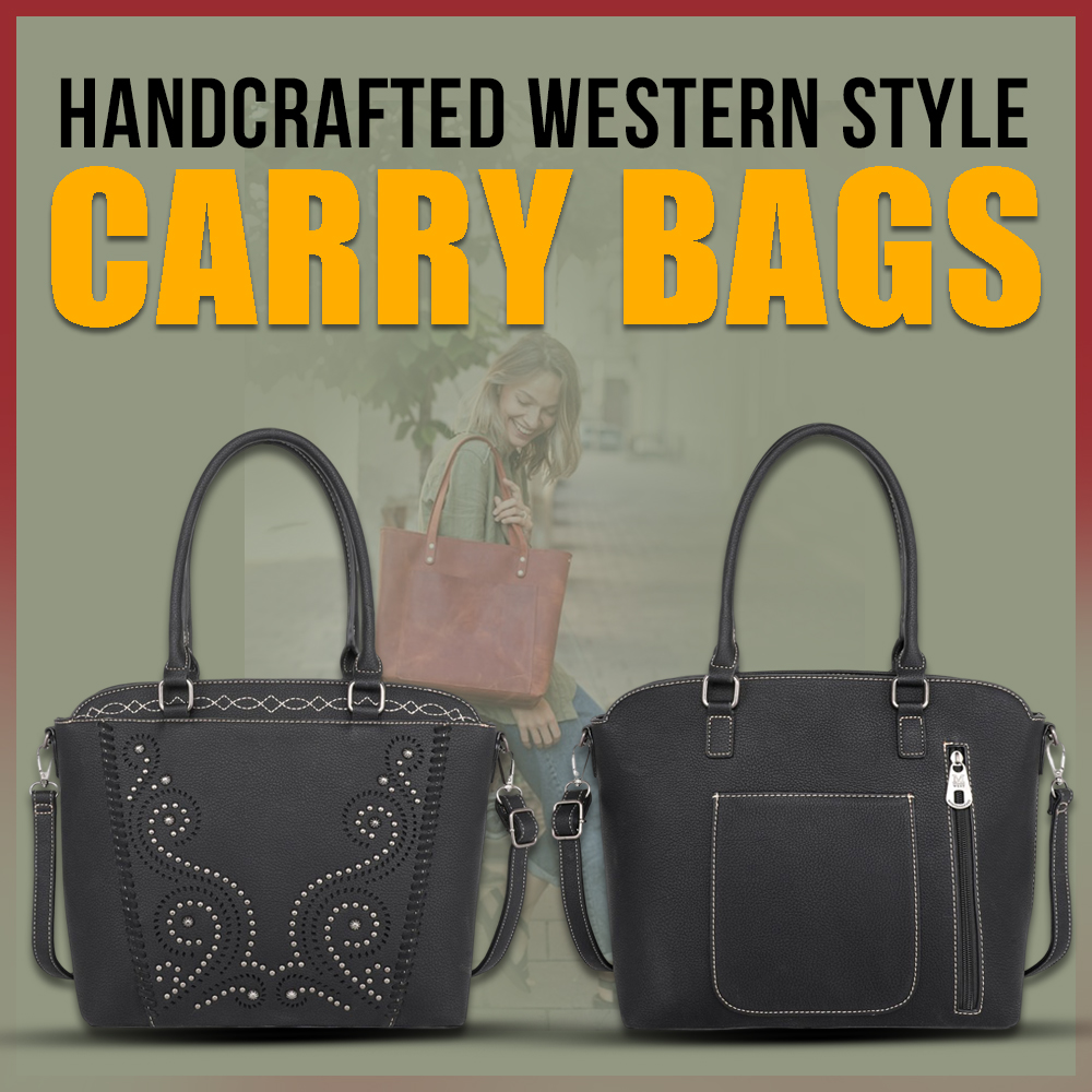 Handcrafted Western-style carry bags