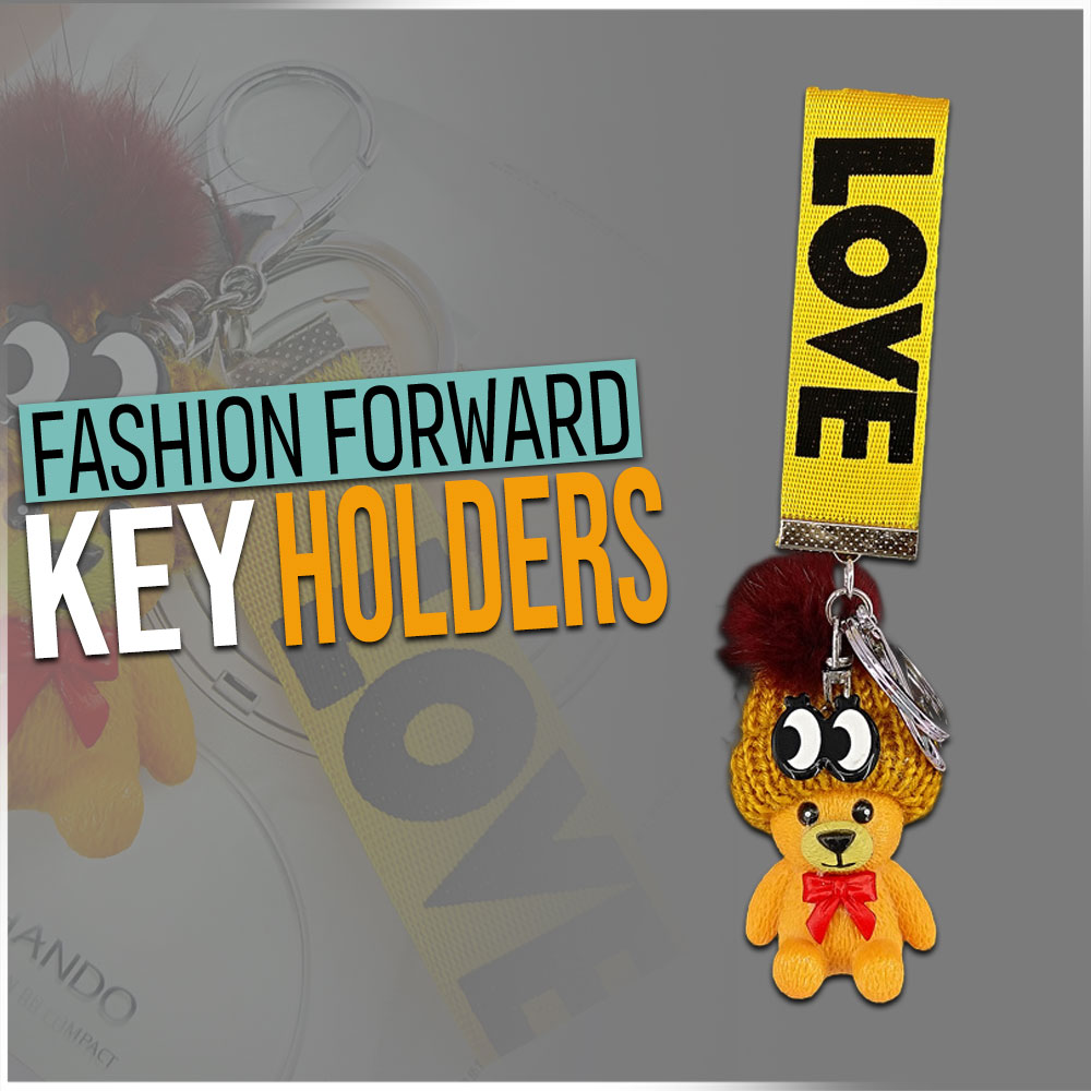 Fashion-forward key holders