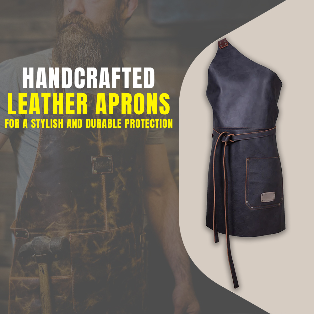 Handcrafted Leather Aprons for a stylish and durable protection