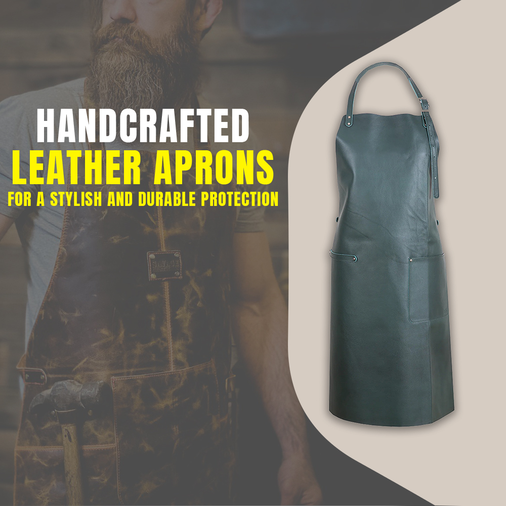 Handcrafted Leather Aprons for a stylish and durable protection