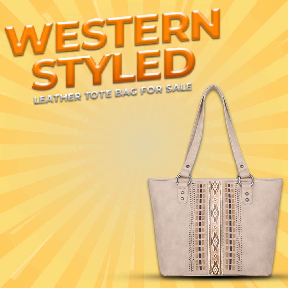 Western Styled Leather Tote Bags for Sale