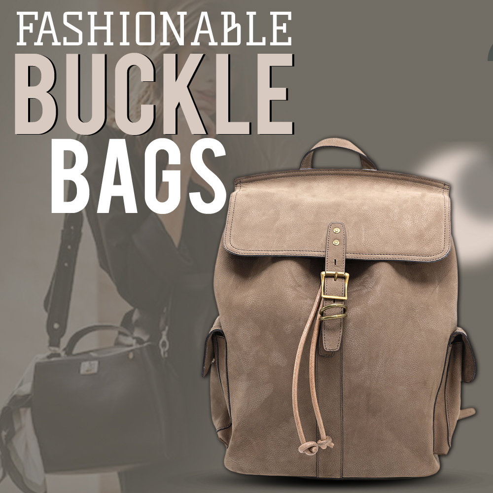 Fashionable Buckle Bags