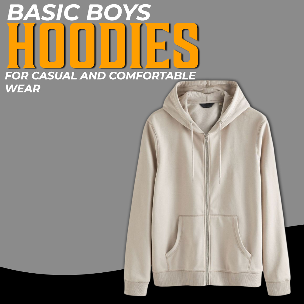 Basic Boys' Hoodies for casual and comfortable wear