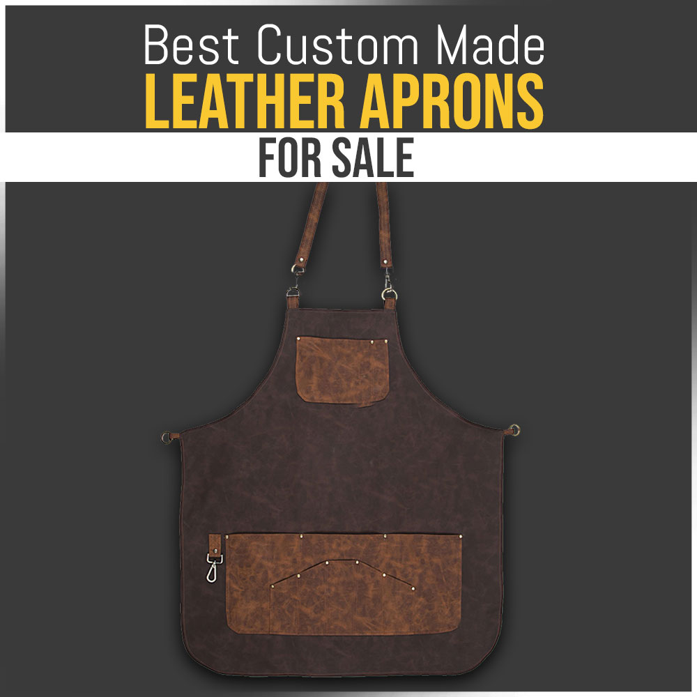 Best Custom-Made Leather Aprons for sale