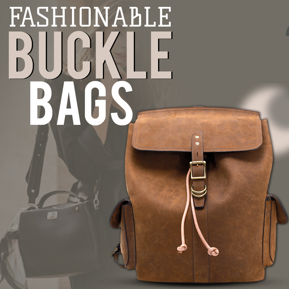 Fashionable Buckle Bags