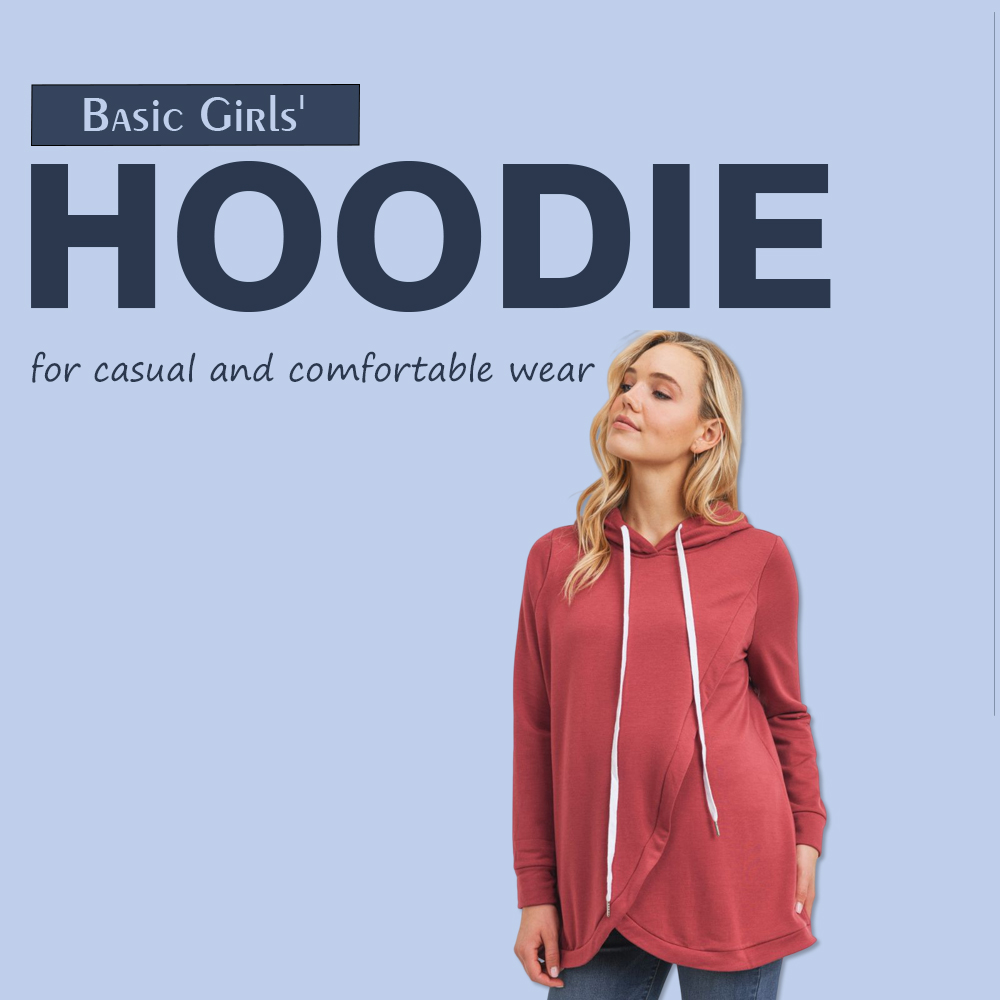 Basic Girls' Hoodies for casual and comfortable wear