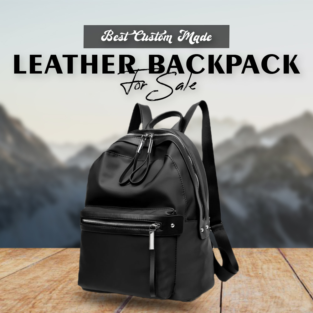 Best Custom-Made Leather Backpack for sale