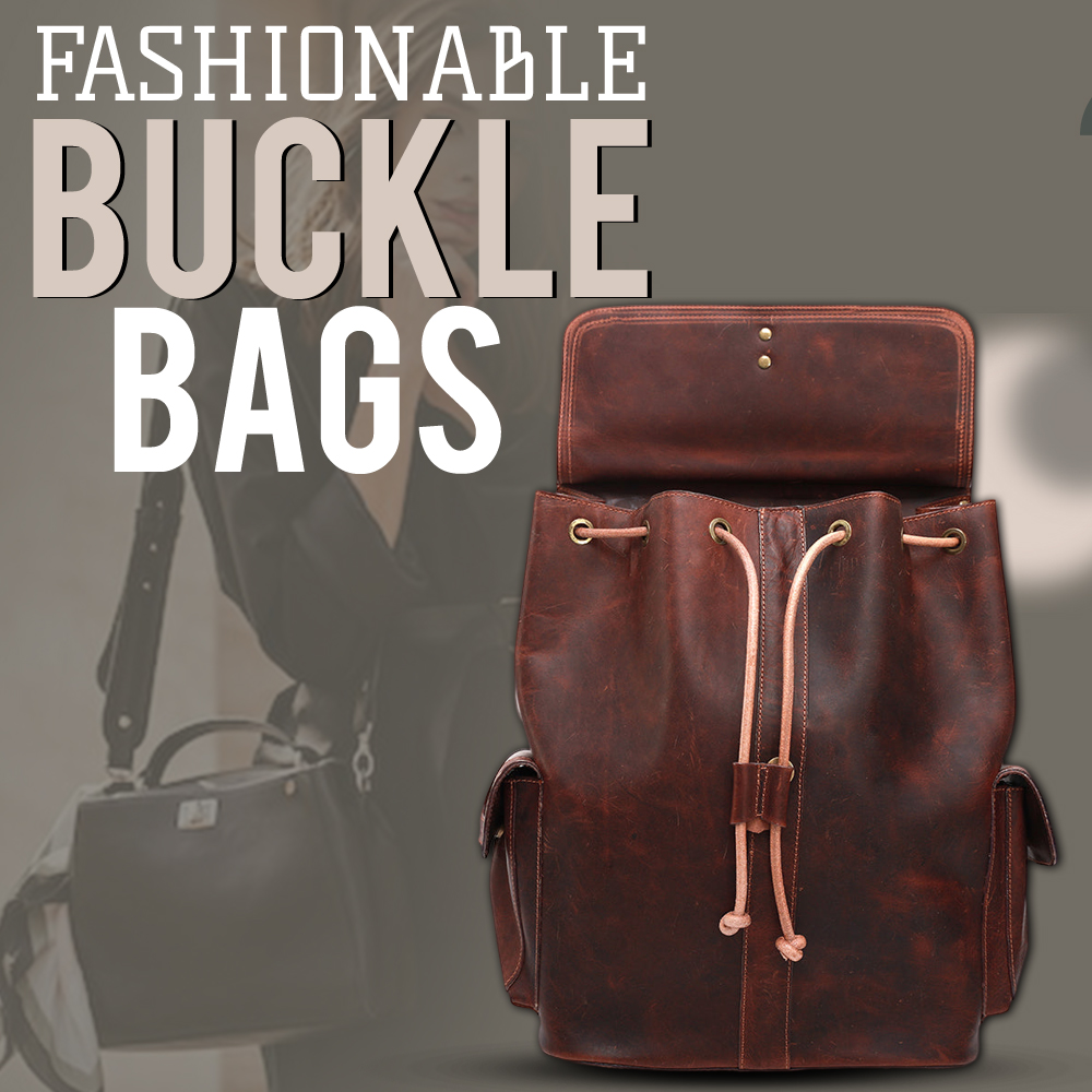 Fashionable Buckle Bags