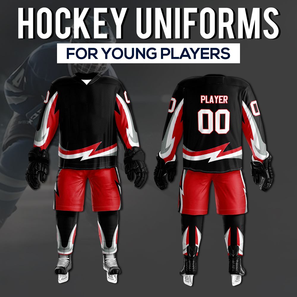 Hockey uniforms for young players