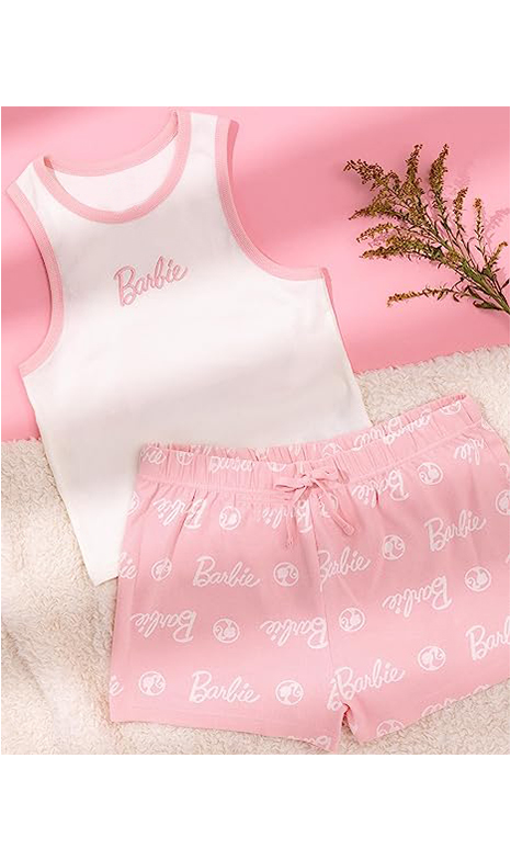 Barbie Ladies Short Pyjamas