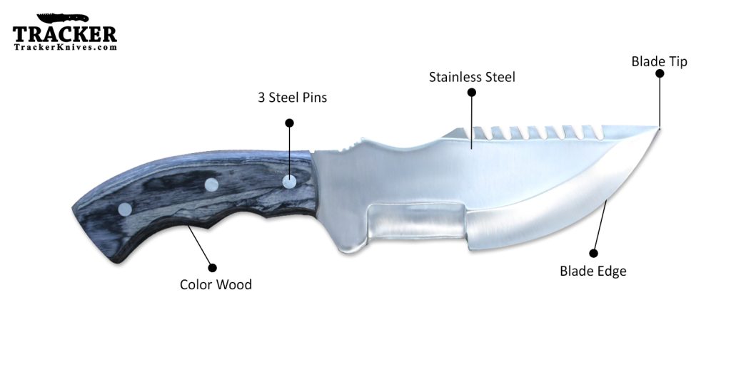 Tracker knife Knife Features