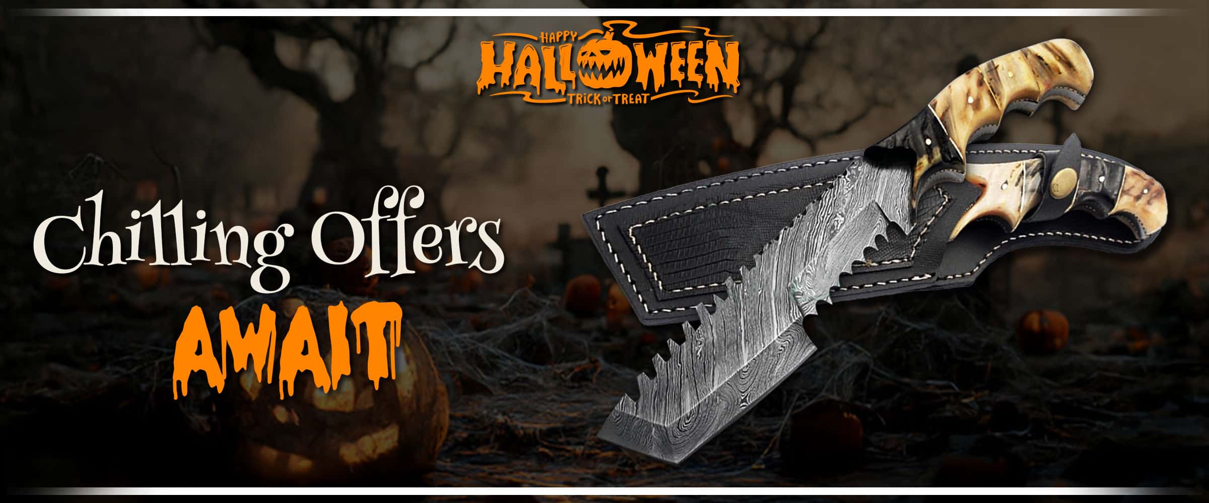 Halloween Outdoor Knife Discounts, Thrills in the Great Outdoors