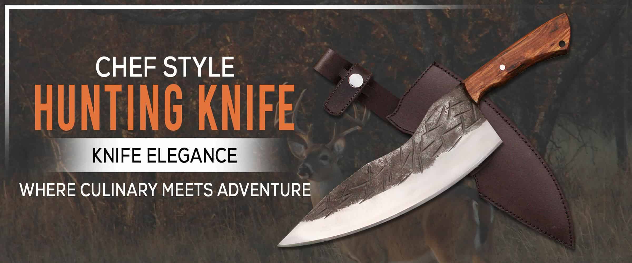 Chef-Style Hunting Knife Elegance, Where Culinary Meets Adventure