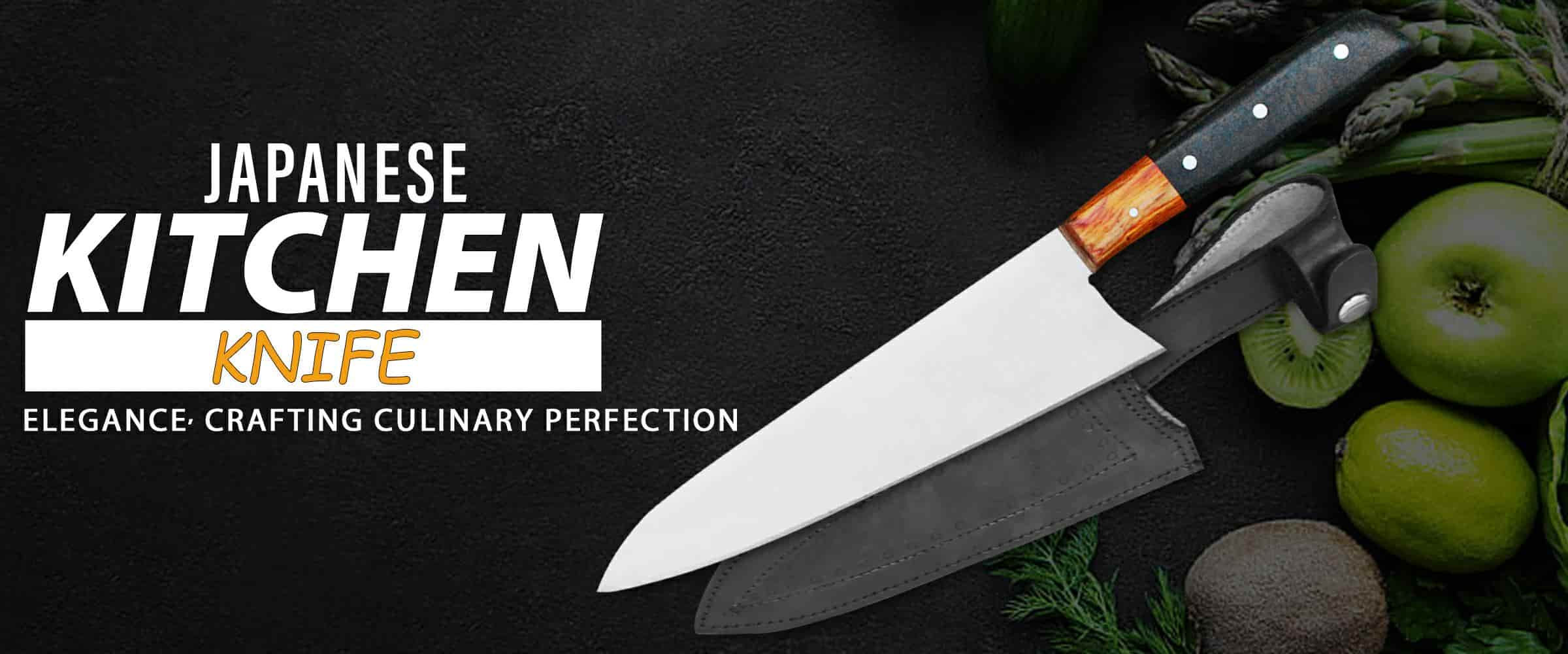 Japanese Kitchen Knife Elegance, Crafting Culinary Perfection