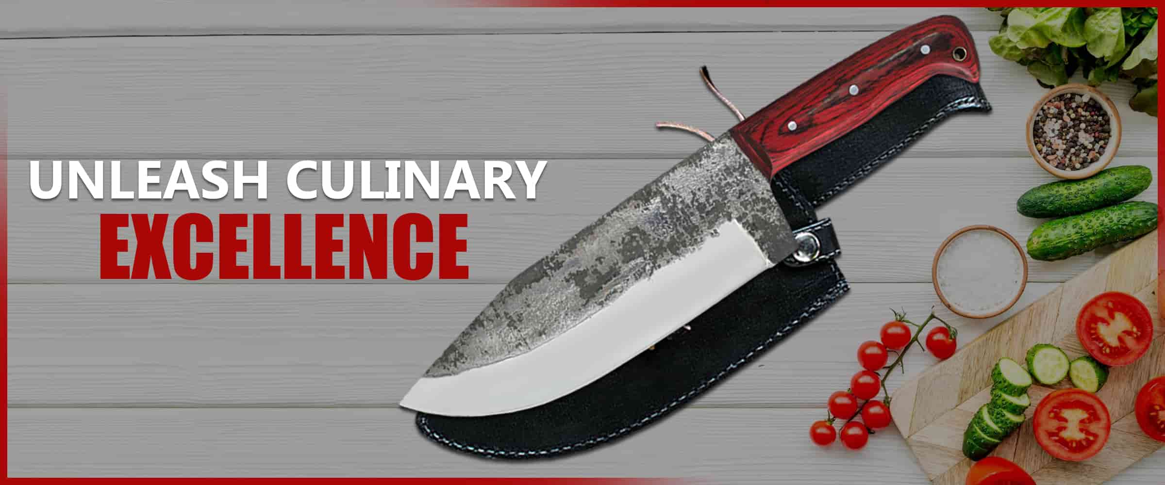 Unleash Culinary Excellence, Handmade Chef Knife