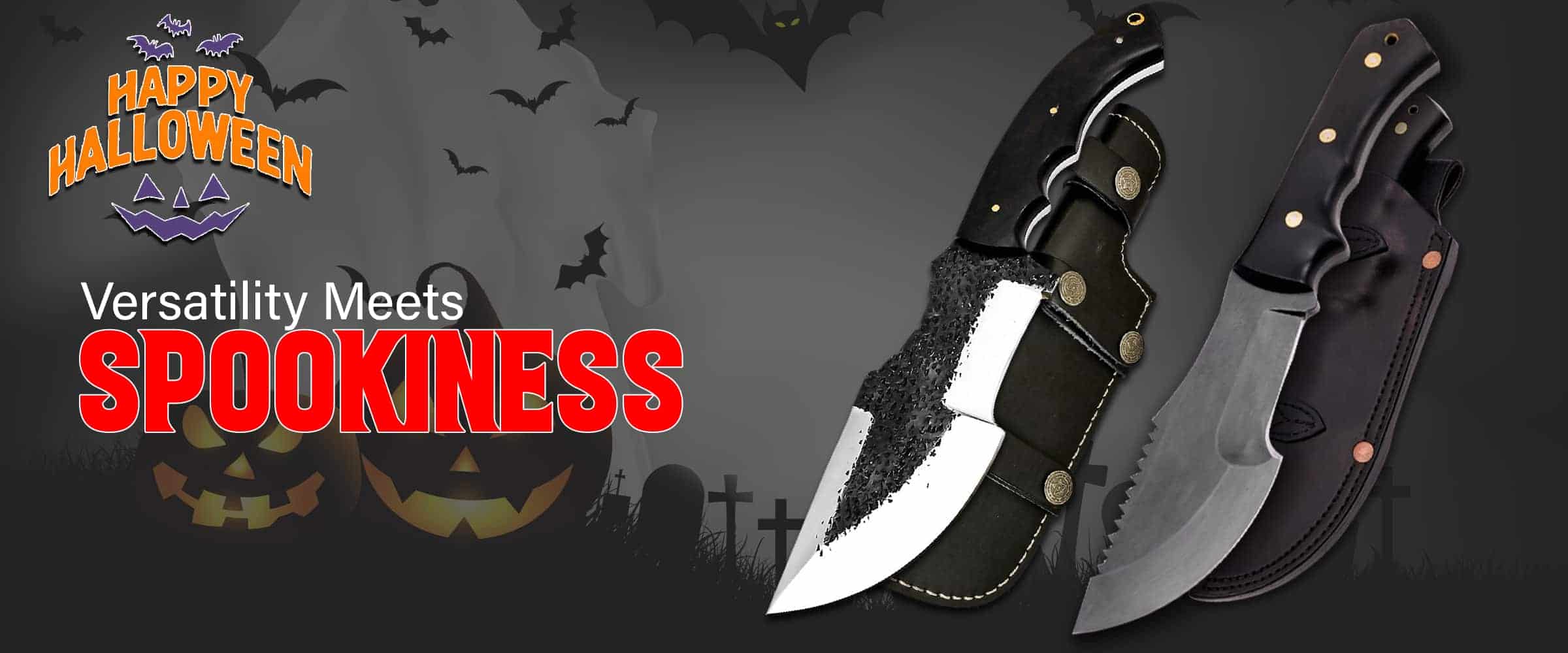 Halloween Knife Set with Different Blade Styles, Versatility Meets Spookiness