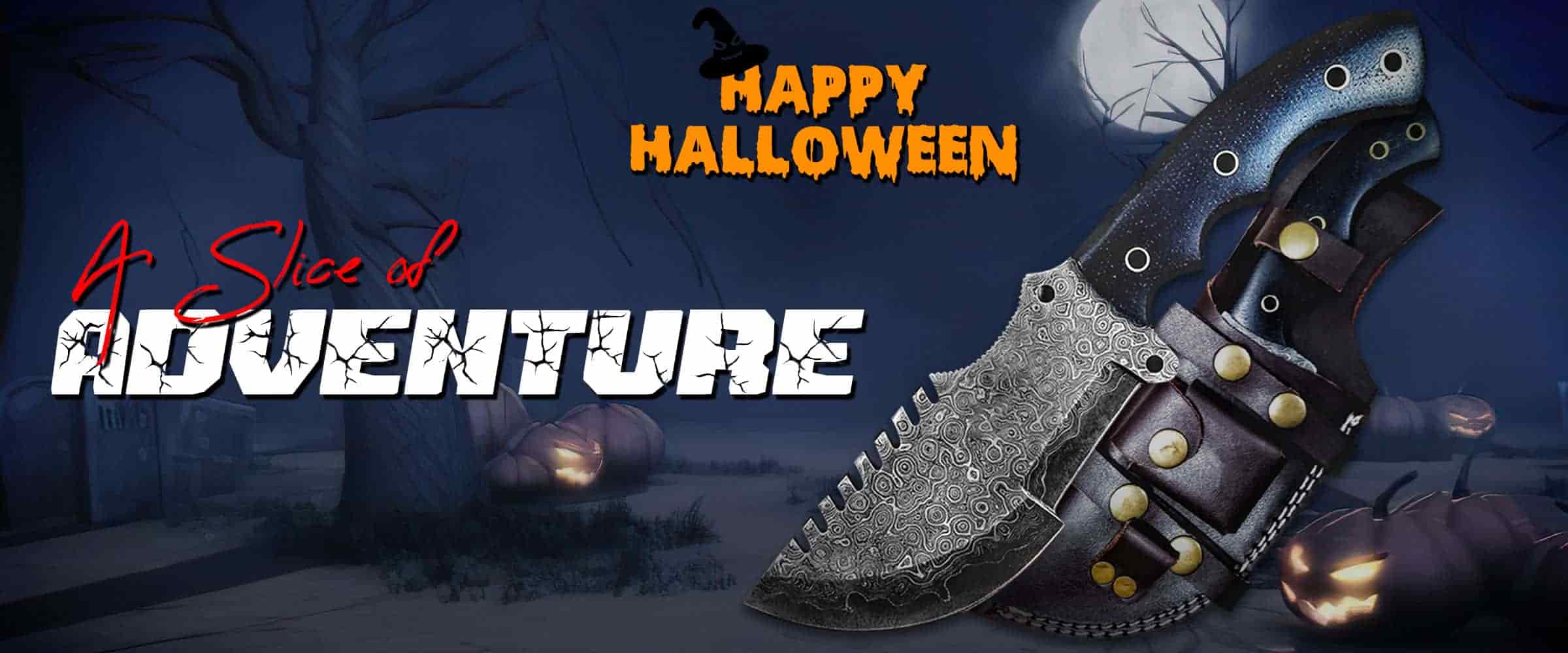 Halloween Outdoor Enthusiast Knife Gift, A Slice of Adventure