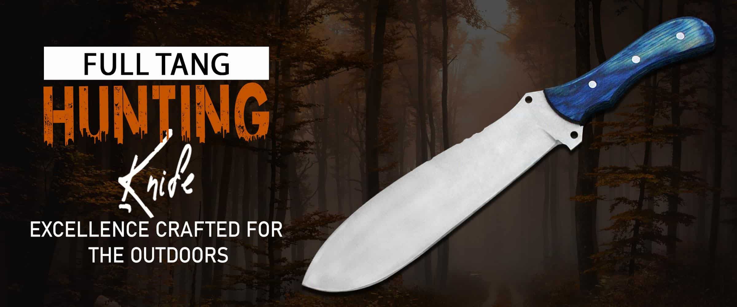 Full Tang Hunting Knife Excellence, Crafted for the Outdoors