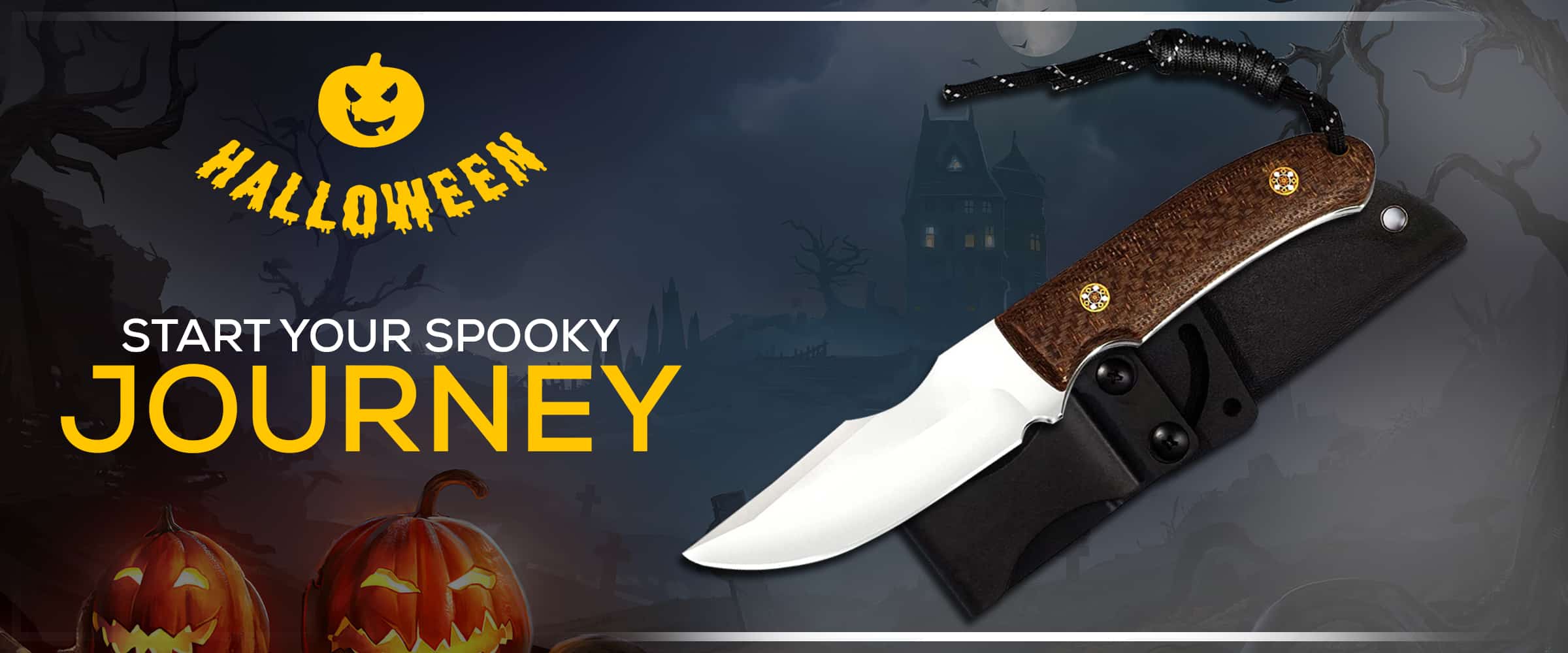 Halloween Tracker Knife for Beginners, Start Your Spooky Journey