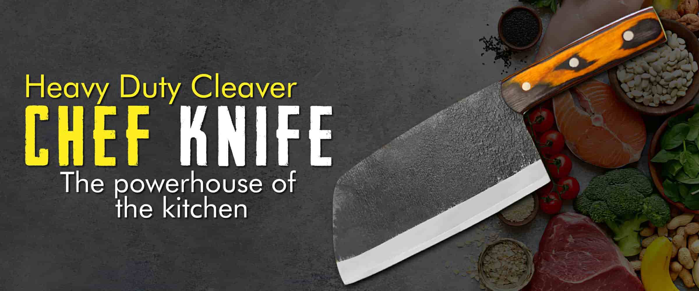 Heavy-Duty Cleaver Chef Knife, The Powerhouse of the Kitchen