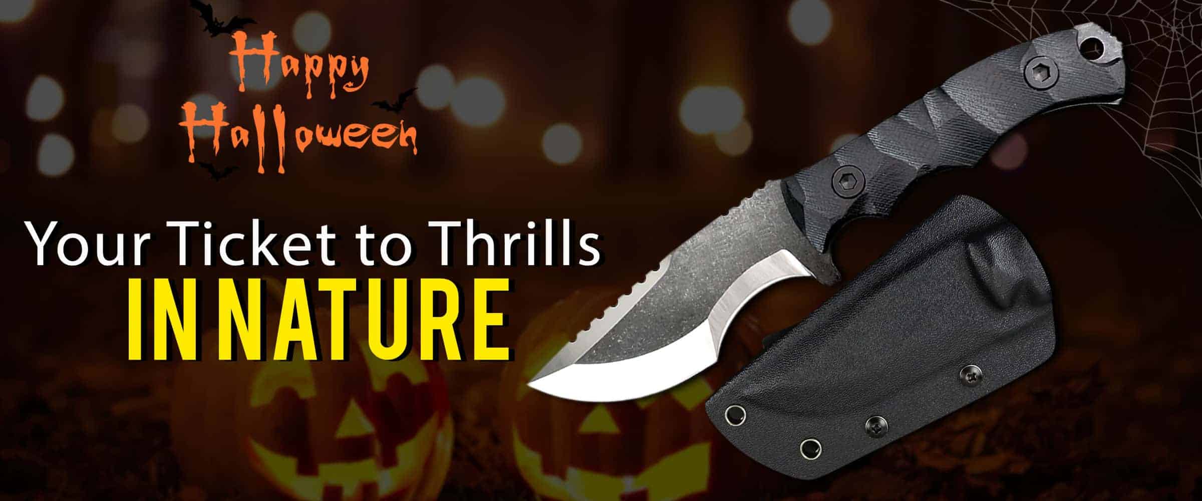 Outdoor Halloween Knife Sale, Your Ticket to Thrills in Nature