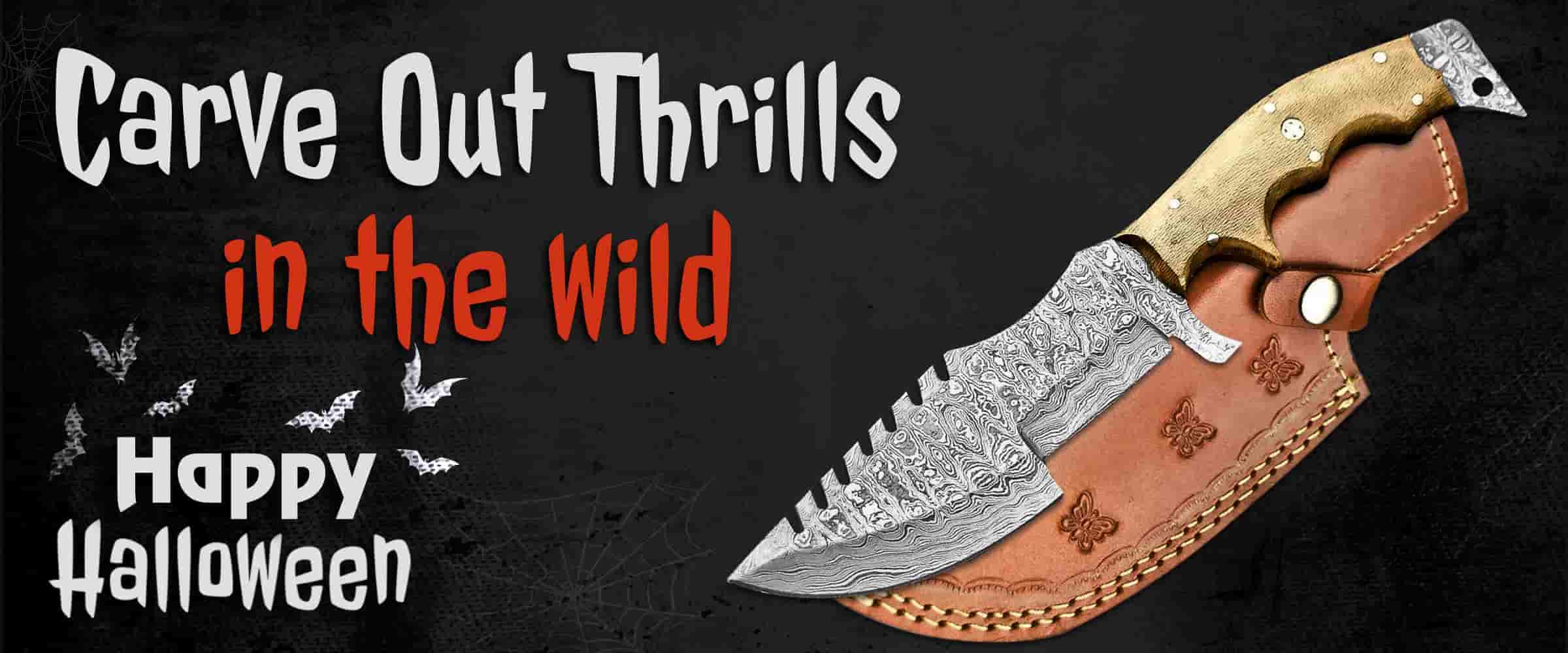 Halloween Outdoor Adventures Knife, Carve Out Thrills in the Wild