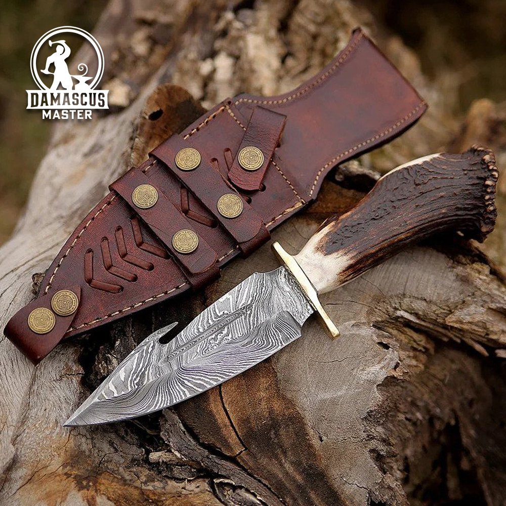 Damascus Steel Hunting Knife