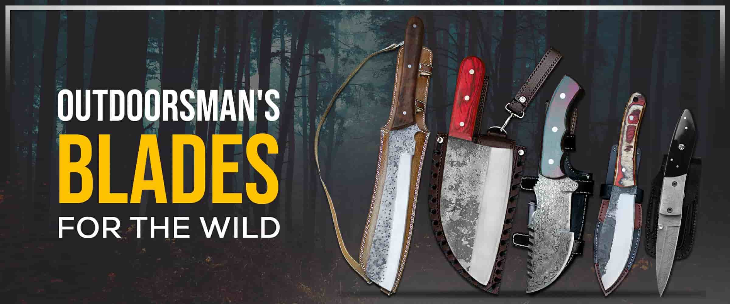 Outdoorsman's Blades Knife Set for the Wild